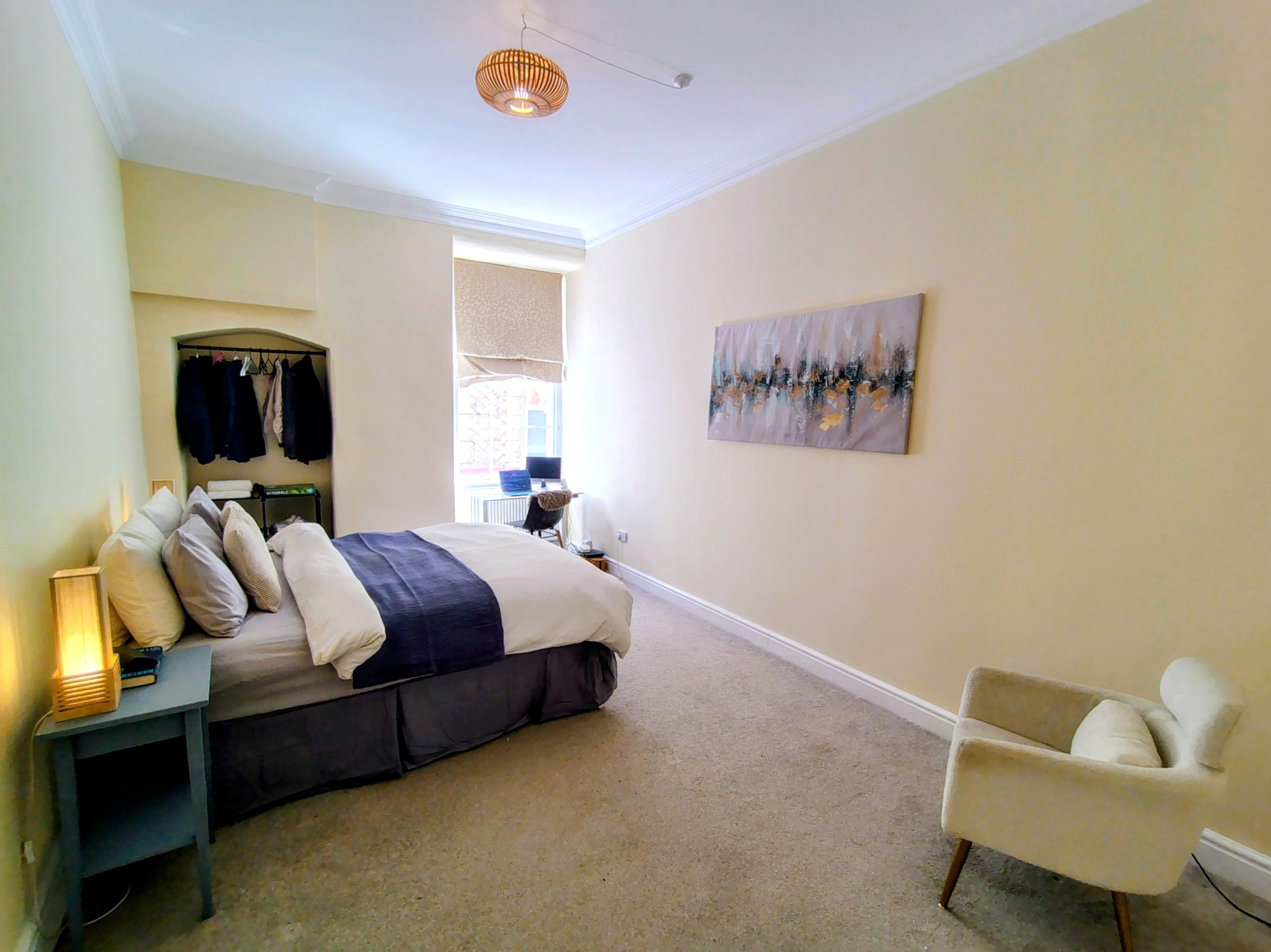 Generous principal bedroom